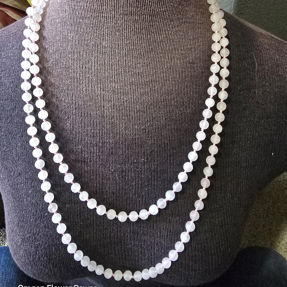 Elegant Rose Quartz  Necklace